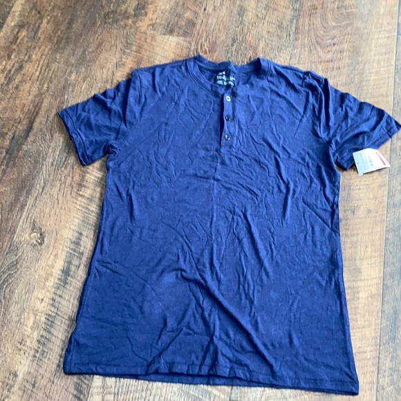 Nordstrom Other - NWT Public Opinion Navy Henley Button T Shirt